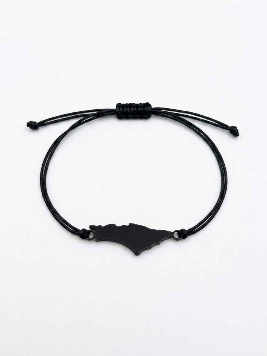 Palestine Bracelet (Full Black)