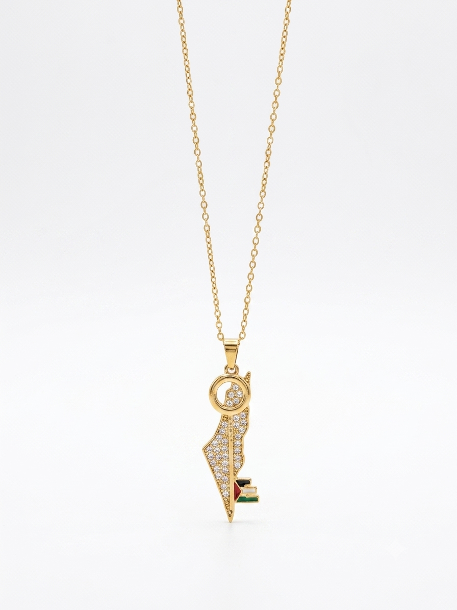 Palestine Necklace (Gold-plated)