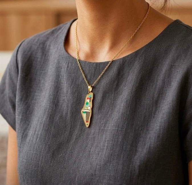 Palestine Necklace (Gold-plated)