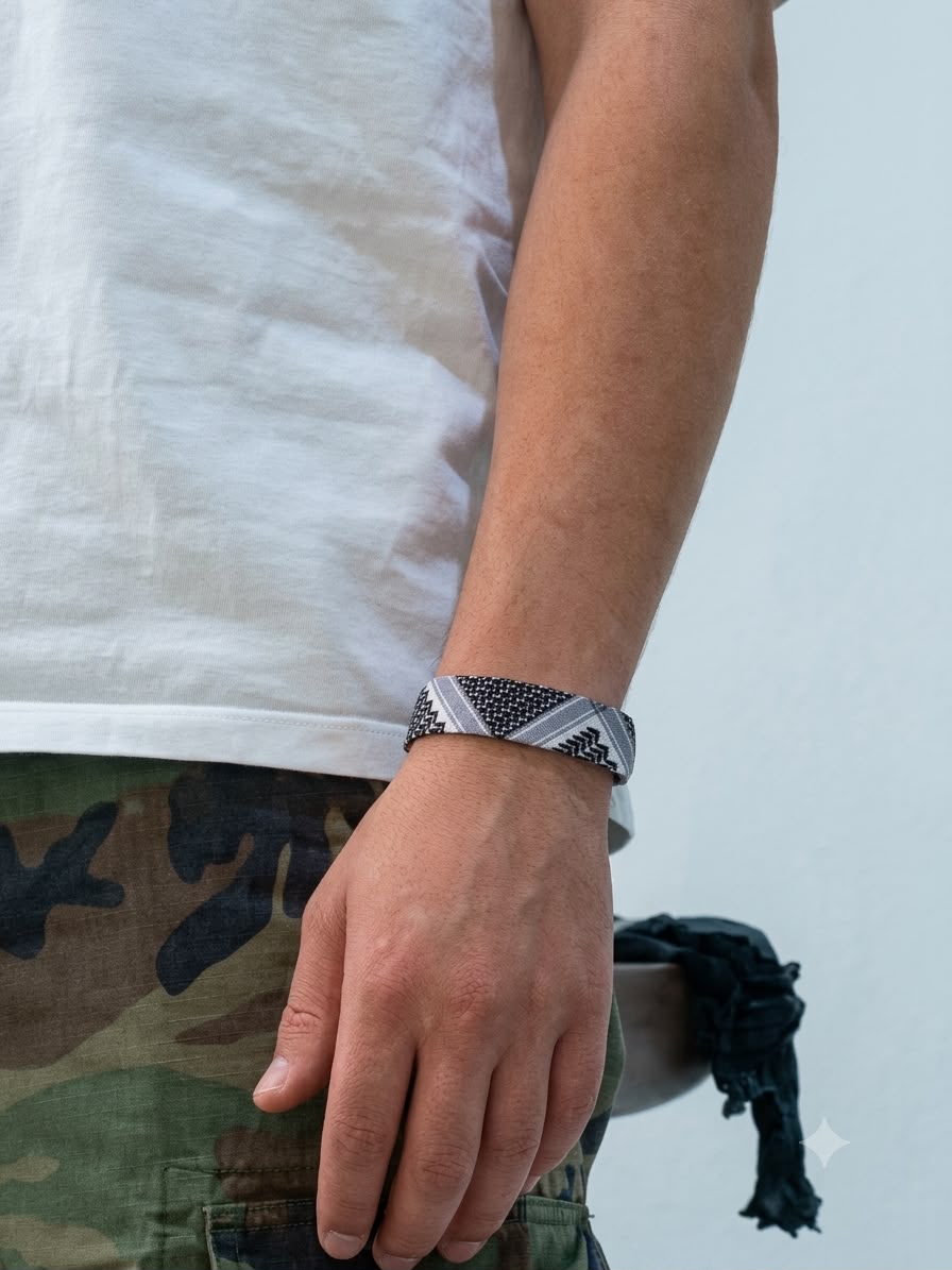 Palestinian Keffiyeh Bracelet