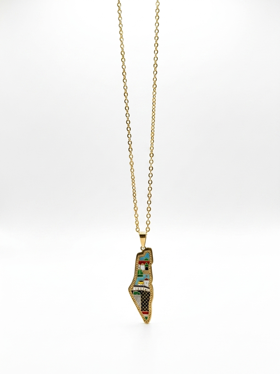 Palestine Necklace (Gold-plated)